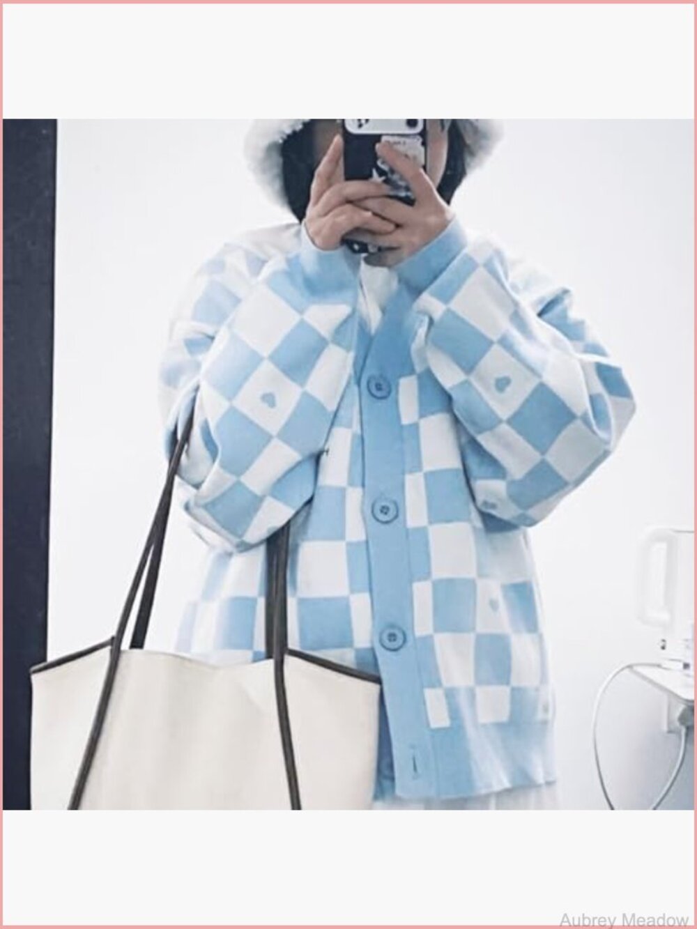 Anime Knit Cardigan, Long Sleeve Button Down Uniform Style Outerwear, Soft Cozy - Picture 7 of 7